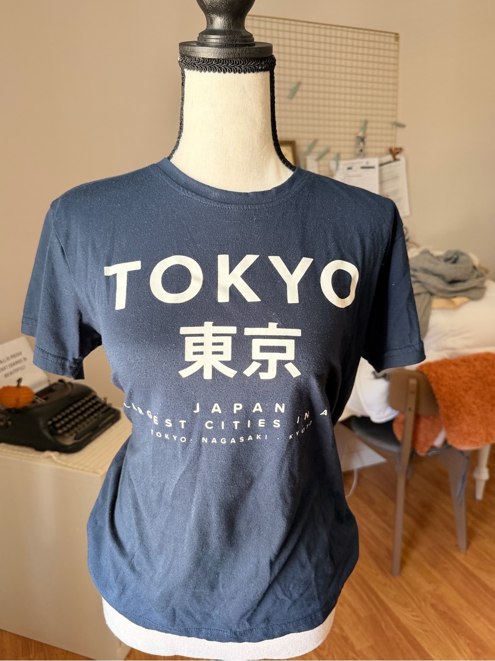 Tokyo Graphic Tee - Navy Women’s T-Shirt